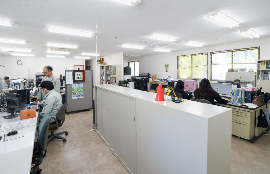 画像：社内の風景